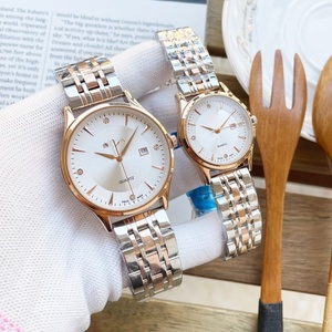 Montre de luxe haut de gamme, mouvement à quartz, miroir saphir, bracelet en cuir de crocodile, index des heures en diamant, aiguille en forme de feuille de saule pour Omegaes - Product Image 3