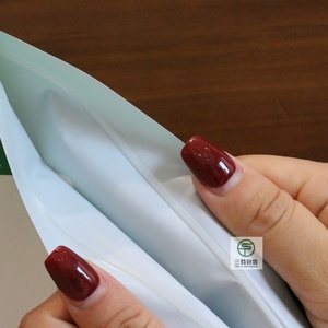 Custom Thick-Made PE Plastic Bag for Clothing with Zipper Top and Valve Recyclable Package - Product Image 4