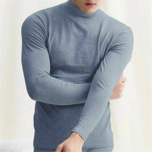 Camiseta Deportiva de Manga Larga para Hombre, UA Hg, Ajustada, de Poliéster/Algodón, Secado Rápido, Cómoda y Transpirable, para Gimnasio - Product Image 1