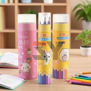 Lápices <span class=keywords><strong>de</strong></span> Colores en Tubo <span class=keywords><strong>de</strong></span> Papel Personalizados al por Mayor, Lápices <span class=keywords><strong>de</strong></span> Dibujo, Materiales <span class=keywords><strong>de</strong></span> Arte - Product Image 5