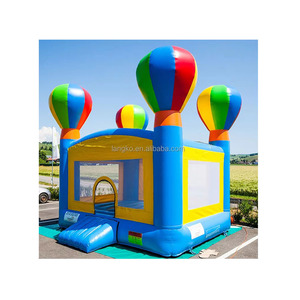 Château gonflable à air chaud multicolores, 0,55 PVC, pour bébés, enfants et adultes - Product Image 1