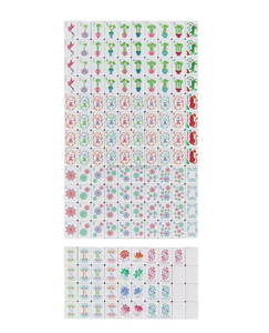 2026 Tuiles de Mahjong personnalisées à quatre couches effet perle, 160 tuiles gravées, pour jeu de voyage, American Miss, en acrylique, Oh My Mahjong Set Tiles - Product Image 3