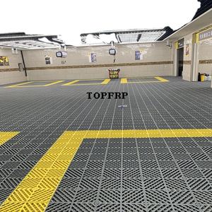 Plancher de garage en plastique ventilé modulaire antidérapant amovible - Product Image 4