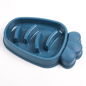 Vente en gros de bol pour chien en forme de poisson personnalisé mangeoire lente bol pour chien en plastique anti-avale mangeoire lente - Product Image 6