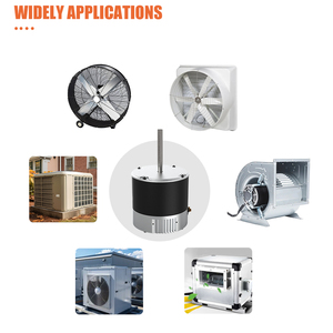 Mô tơ không chổi than <span class=keywords><strong>DC</strong></span> 12V/24V 120/240V, công suất 1/8-1/3 HP, thay thế cho lò nung và thiết bị xử lý không khí, mô tơ <span class=keywords><strong>DC</strong></span> 12V - Product Image 3