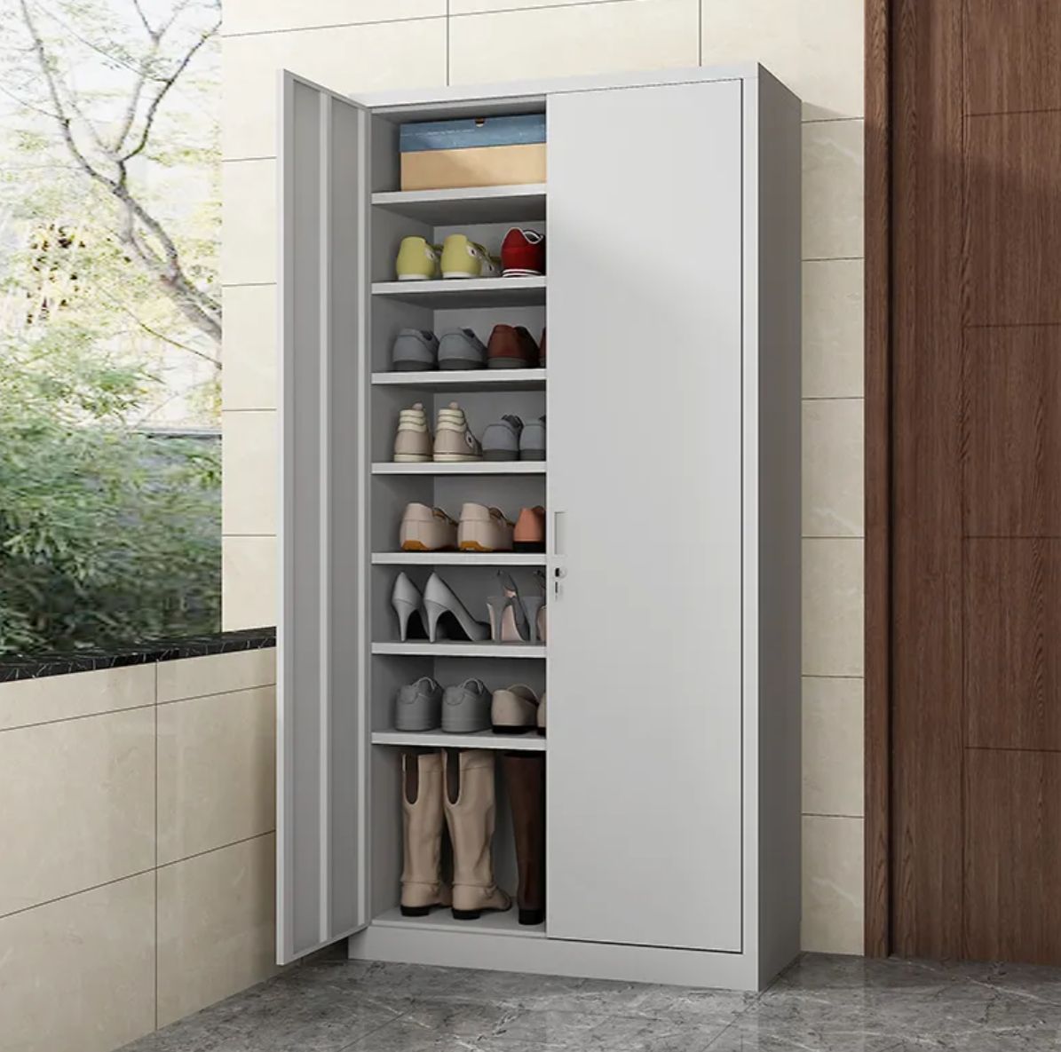 Best Selling Shoe Cabinet Secure Lock Storage for Home Office