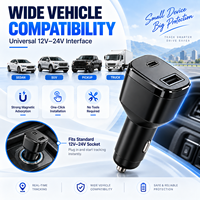 Traceur GPS 4G compact pour voiture, Plug and Play, allume-cigare, localisateur de véhicule, détection intelligente de tension, lecture de trajets