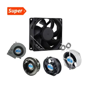 silent powerful fans cooling fan 5v coler UL approved industri blower fireplace cheminee square circle varicool axial fan dc 12v