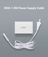 Stasiun Pengisian Daya USB C UGREEN 34W 4-in-1 Hub untuk Kantor/Rumah/Perjalanan Dengan Kabel 1.5m