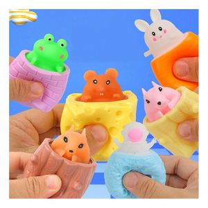 Jouet sensoriel anti-stress en silicone souple en forme de poulet personnalisé de qualité supérieure, animaux à presser pour soulager le stress, idéal pour les fêtes d'anniversaire des enfants - Product Image 6