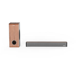 Sistema <span class=keywords><strong>de</strong></span> Barra <span class=keywords><strong>de</strong></span> Sonido SG02D <span class=keywords><strong>de</strong></span> 2.1 Canales con 3 Altavoces <span class=keywords><strong>de</strong></span> 5.3 Pulgadas, Salida <span class=keywords><strong>de</strong></span> 100 W, Subwoofer para Cine en Casa - Product Image 2