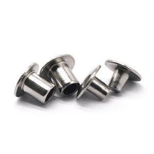 Remaches de Acero Inoxidable 304 Pulido Plateado, Cabeza Semitubular, Acabado Brillante, Personalizables, 6mm 8mm, Estándar ISO, para Sillas - Product Image 4