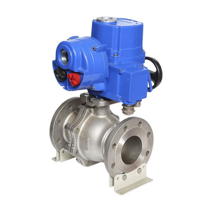 Válvula de bola eléctrica inteligente a prueba de explosiones, tipo Q, con actuador, cuerpo de acero inoxidable, con bridas, 2 pulgadas, 700 PSI - Product Image 1