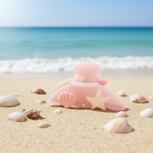 Fermacapelli a forma di stella marina da 9 cm in plastica, stile dolce, per donne e ragazze - Product Image 2