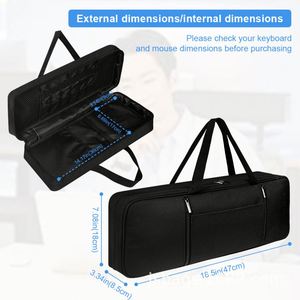 <b>Keyboard</b> Travel Case Protective <b>Keyboard</b> Bag Soft Travel Bag - Product Image 2