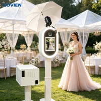 Machine Photobooth pour Appareil Photo Reflex Numérique Version iPad, Hauteur Réglable, Équipement pour Événements et Mariages