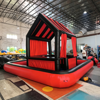 Bar aquatique gonflable, bar flottant pour piscine, canapé île avec auvent, tente solaire pour adultes, famille, fête dans la cour, lac, yacht, PVC durable