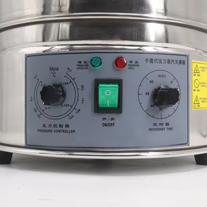 Autoclave portátil de acero inoxidable completo de 18L, esterilizador de instrumentos veterinarios de vapor a presión de apertura rápida para perros, <span class=keywords><strong>precio</strong></span> de fábrica - Product Image 5