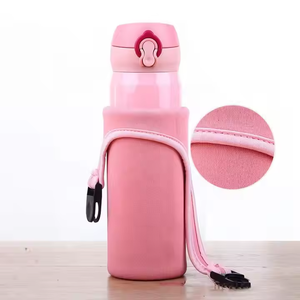 Cubierta de botella de termo multicolor de neopreno portátil personalizada, cubierta de botella de aislamiento a prueba de golpes para exteriores multifunción - Product Image 4