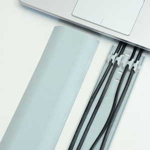 Tira organizadora de cables, caja de almacenamiento, organizador de cables de red, organizador de líneas telefónicas y cables de alimentación, organizador de cables domésticos - Product Image 3