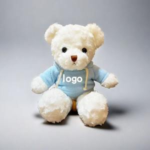 Geringe Mindestbestellmenge 30 cm 12 Zoll Individueller Süßer Teddybär Plüschtier mit T-Shirt-Design Weihnachts-Erntedankfest-Geschenk Stofftier - Product Image 3