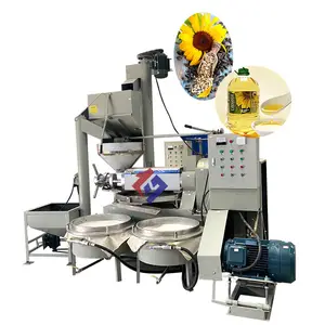 Mesin presser minyak kacang bunga matahari, 400-500kg/jam