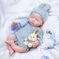Poupée Bébé Reborn en Silicone Souple, Jouet Réaliste pour Fille Nouveau-née