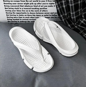 Chanclas de Verano para Hombre, Antideslizantes, Duraderas, para Playa, con Clip en el Dedo, Sandalias Casuales - Product Image 4