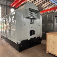 Chaudière à vapeur à biomasse de paille 2T à fonctionnement autonome, installation facile, économie d'énergie pour usine de papier ondulé