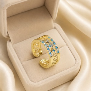 Anello Aperto con Design Cavo Stile Geometrico Accessori di Moda per Donne - Product Image 1