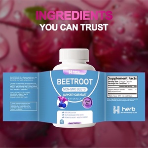 Cápsulas de Extracto de Remolacha Orgánica OEM Supplements, 800 mg, Cápsulas de Remolacha - Product Image 4