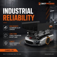 Robot mobile composite automatique AMR à navigation laser Slam nouvellement lancé, capacité de charge de 400 kg