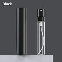 Flacon pulvérisateur de parfum de voyage rechargeable en aluminium torsadé de 20 ml, flacons en verre avec pompe pour huiles essentielles et dentifrice (5 ml-30 ml)