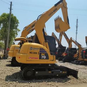 รถขุดขนาดเล็ก โคมัตสึ PC70 รุ่นปี 2022 น้ำหนัก 7 ตัน มือสอง แบบตีนตะขาบ พร้อมบุ้งกี๋ขนาดใหญ่ คุณภาพดีเยี่ยม อะไหล่คุณภาพจากญี่ปุ่น - Product Image 2
