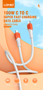Cable de Carga y Datos <span class=keywords><strong>USB</strong></span> <span class=keywords><strong>C</strong></span> a <span class=keywords><strong>Tipo</strong></span> <span class=keywords><strong>C</strong></span> LDNIO LC602C al por Mayor, 3 Pies/6 Pies, PD 100W, para <span class=keywords><strong>iPhone</strong></span> 12, <span class=keywords><strong>13</strong></span>, 14 Pro, Cable de Carga Rápida <span class=keywords><strong>Tipo</strong></span> <span class=keywords><strong>C</strong></span> - Product Image 2