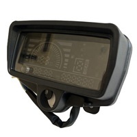 CG125 Speedometer sepeda Motor Kmh, Odometer Motor tampilan LED Digital 13000RPM Tachometer untuk HONDA
