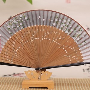Éventail portable en bambou personnalisé avec motif d'impression japonaise pour femme, souvenir de fête ou de mariage - Product Image 6