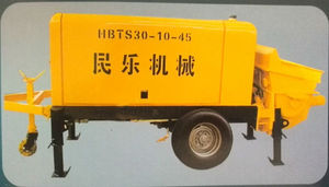 Pompe à béton sur remorque diesel Minle Brand HBTS 30-10-45 avec <span class=keywords><strong>prix</strong></span> bas et bon service - Product Image 2