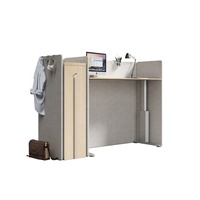 Station de travail ergonomique réglable, bureau moderne avec élévateur électrique, table pour ordinateur portable en bois