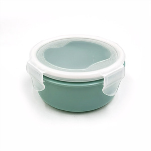 Cross-border <b>mini</b> round refrigerator food <b>storage</b> <b>box</b>, small lunch <b>box</b>, kitchen bento <b>box</b>, plastic <b>storage</b> <b>box</b>, rectangular - Product Image 2