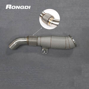 ท่อแบบเหวี่ยงด้านล่างทำจากสเตนเลสสตีล304อัตราการไหลสูงสำหรับ240i 340i F30 F32 <span class=keywords><strong>B58</strong></span> 3.0ตันด้วยความร้อน - Product Image 1