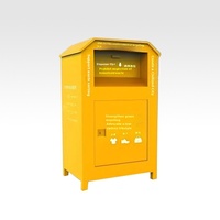 Armoire de poubelle communautaire extérieure intelligente personnalisée pour le don de vieux vêtements pour le stockage de charité