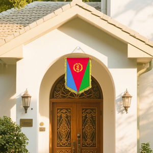 Drapeau érythréen, bannière triangulaire verte, jaune et rouge, adaptée au festival culturel de la mer Rouge au bord de <span class=keywords><strong>l</strong></span>'<span class=keywords><strong>Union</strong></span> <span class=keywords><strong>soviétique</strong></span> - Product Image 5