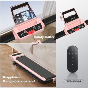 Tapis roulant électrique pliable, capacité 120 kg, avec écran LCD et surveillance de la fréquence cardiaque sans fil pour l'exercice à domicile - Product Image 4