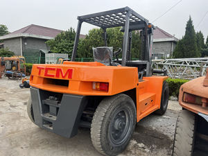 Secondhand TCM FD100 Heavy Diesel <b>Forklift</b> Truck, Stable Hydraulic System 10t <b>Forklift</b> For Warehouse And Container Yard - Product Image 3
