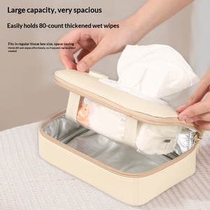 Chauffe-lingettes pour bébé portable OEM, grande capacité, réglage rapide, avec distributeur - Product Image 1