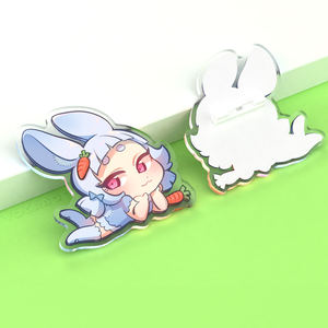 Vograce アクリルキーホルダー 最新 カスタム 両面印刷 キュートで可愛いキーホルダー パーソナライズ 透明プラスチック アクリルチャーム - Product Image 3