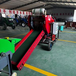 Mini-presse à balles rondes largement utilisée pour la ferme, à vendre, pour ensilage <span class=keywords><strong>de</strong></span> maïs, ensileuse et enrouleuse, machine agricole - Product Image 4