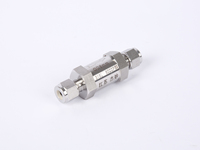 Raccord de compression JM-LOK 3/8" OD en acier inoxydable 316L, filtre à valve droite, 6000 psi, double ferrule, hydraulique
