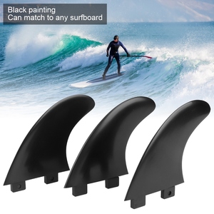 Lot de 3 <span class=keywords><strong>ailerons</strong></span> de queue de planche de surf <span class=keywords><strong>FCS</strong></span> (gauche, milieu, droite) – Accessoires de surf en nylon, plastique et fibre de verre - Product Image 5